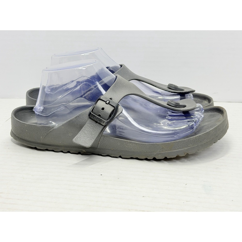 Birkenstock Gizeh Essential EVA Sandals Women 10-10.5 Men 8-8.5 Anthracite EU 41